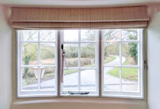 Curved Timber Casement Windows with WindowSkins Secondary Glazing Installed