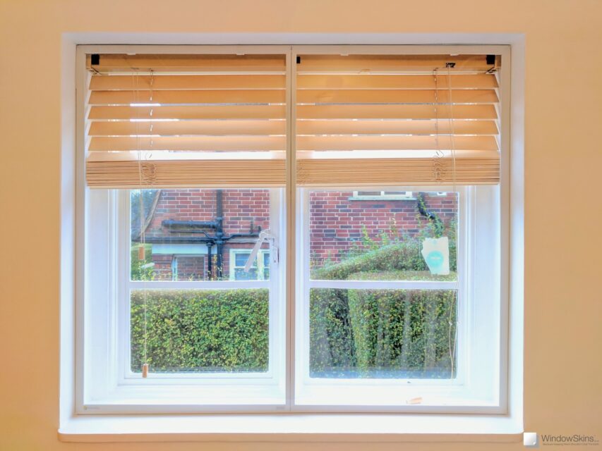 WindowSkin secondary glazing fitted to Crittal window with bespoke subframe and split-panel construct