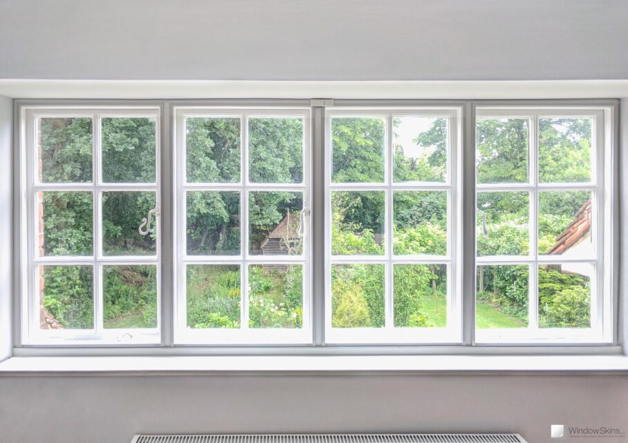 Four Casement Windows with WindowSkins Secondary Glazing installed