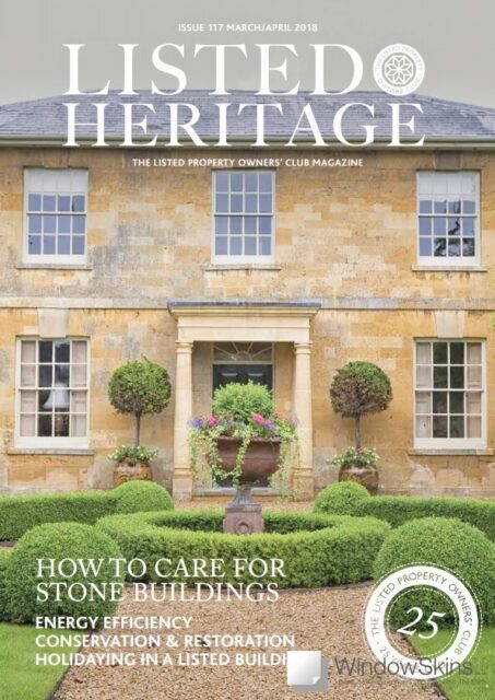 Listed Heritage Magazine Cover (QHD) Listed Heritage Magazine Cover Issue featuring WindowSkins Secondary Glazing