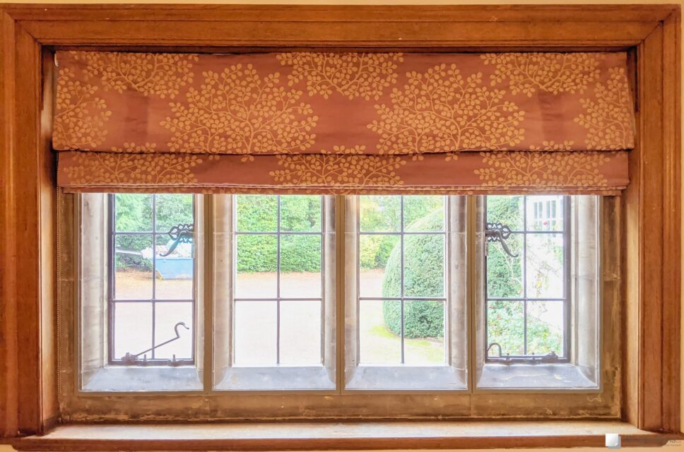 Four stone mullion windows at a listed property, fitted with colour matched WindowSkins magnetic secondary glazing