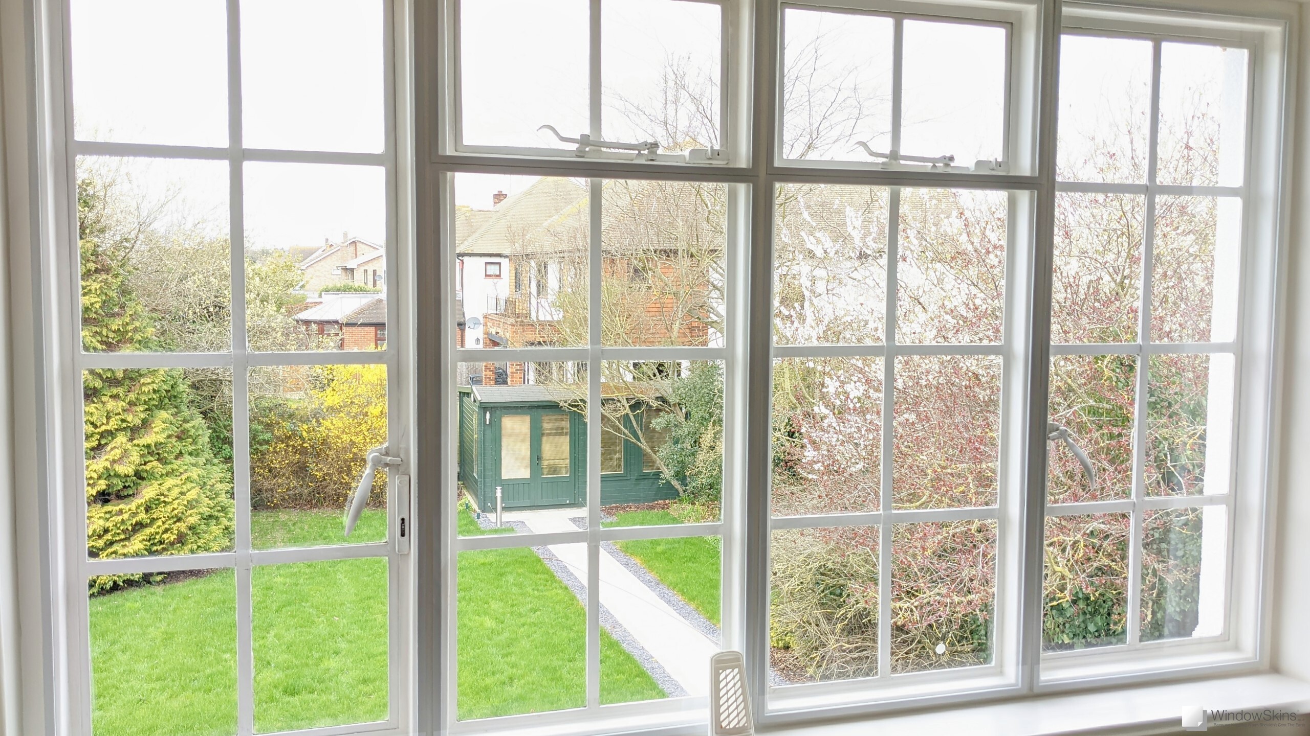 Condensation and cold reduced on Crittall style steel framed windows with magnetic secondary glazing